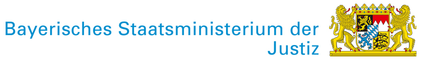 Logo: Bayerisches Staatsministerium der Justiz